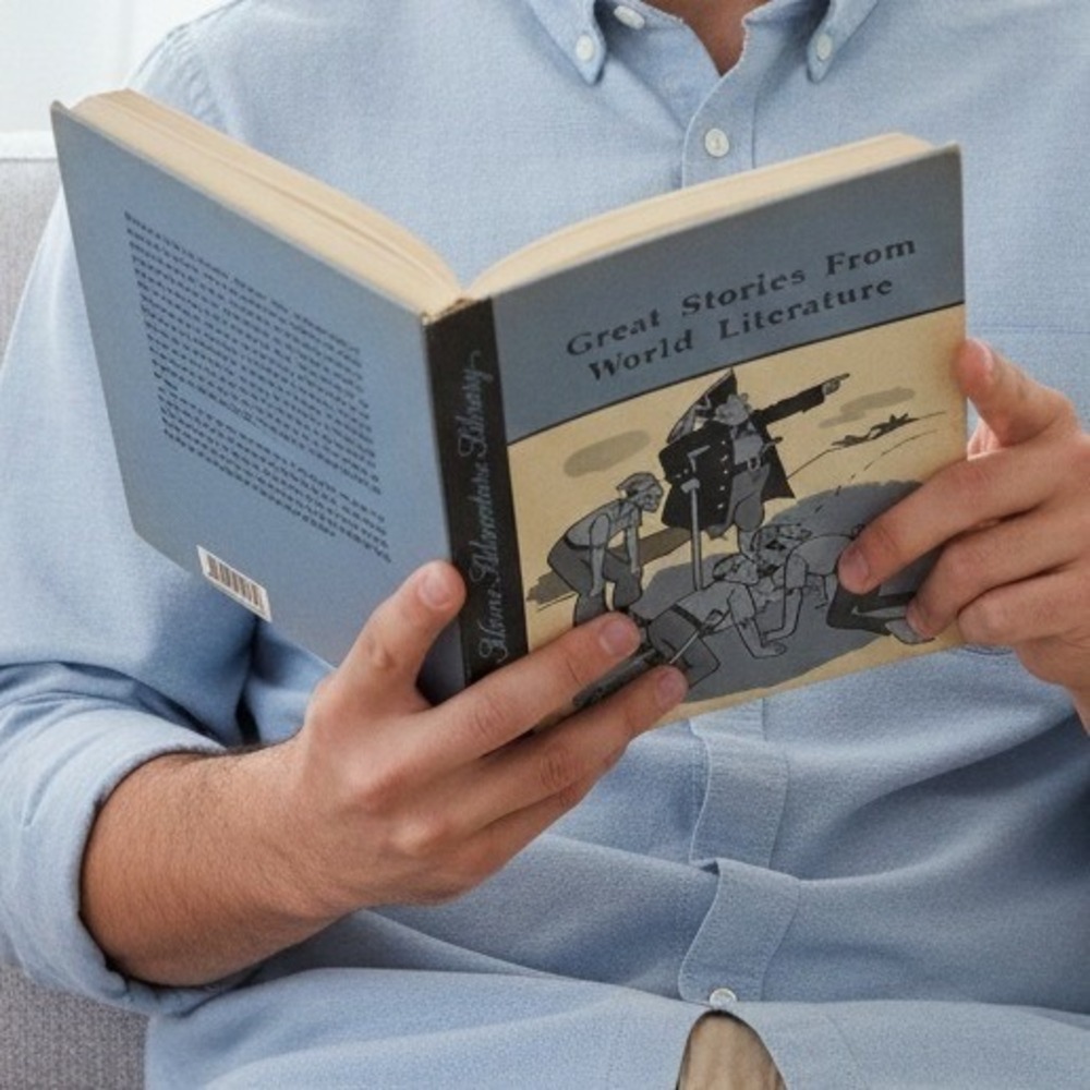 Vintage 1968 Hardcover‎ Book: Great Stories From World Literature